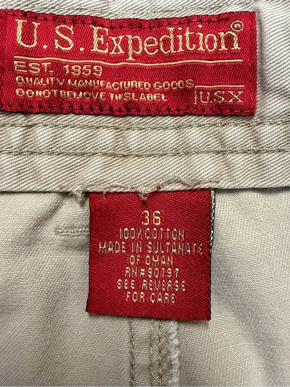 Y2K U.S. Expedition Baggy Cargo Shorts